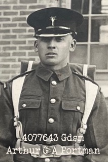 Gdsm Arthur Portman 3Bn Welsh Guards Italy Tunisia