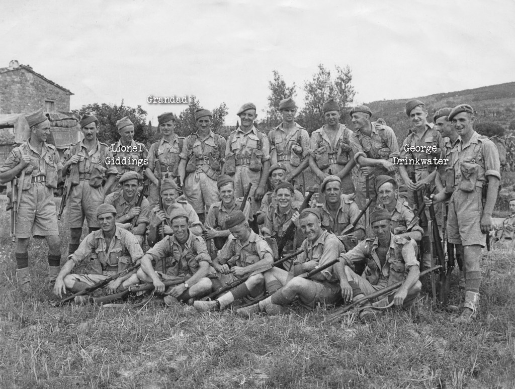 3rd Battalion Welsh Guards (3WG, 3Bn) taken at Ferretto, Umbria / Tuscany, Italy, 11 July 1944.